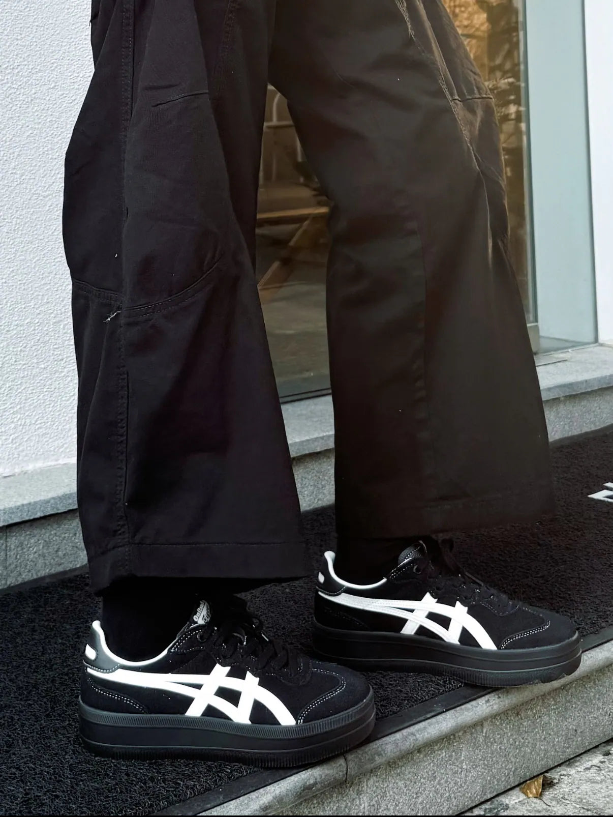 【厚底】Onitsuka Tiger Tokuten Chunk Black 1183C561-001 - HADNES