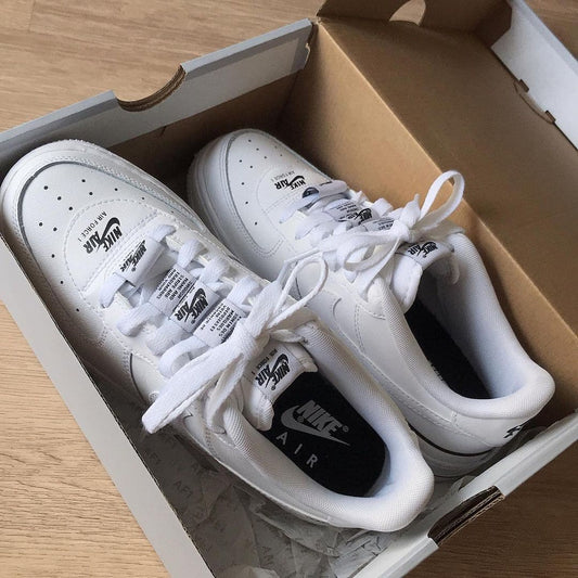 Nike Air Force 1 Low Double Air Low White Black - SENCO