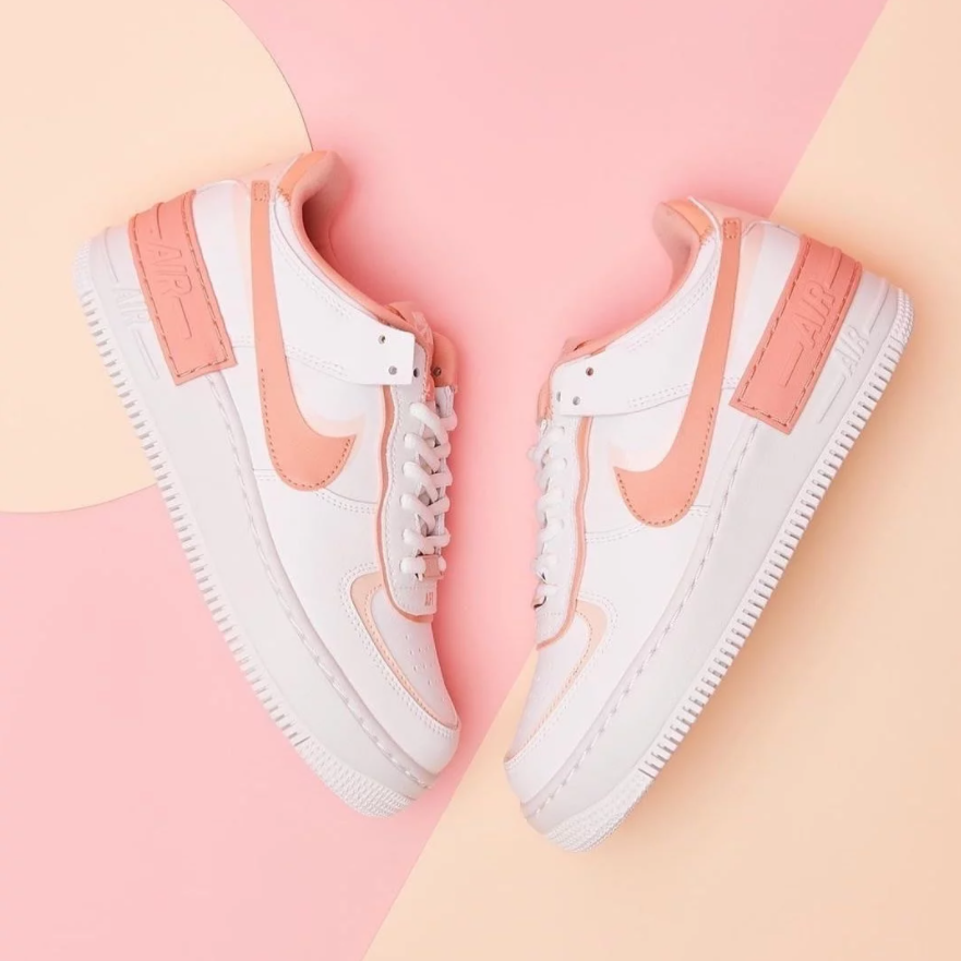 Nike Air Force 1 Shadow 蜜桃色 - SENCO