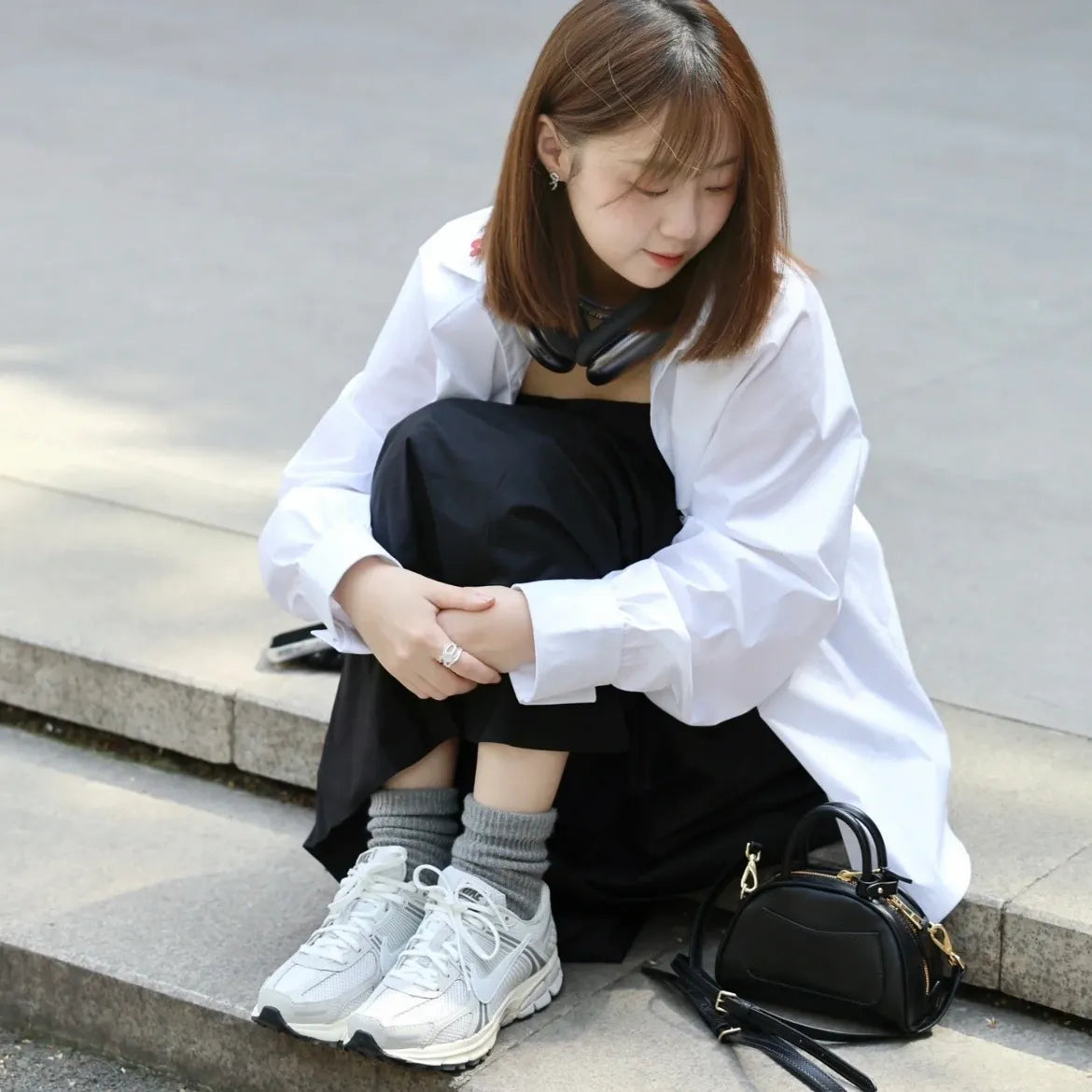 Nike Air Zoom Vomero 5 復古奶灰 - HADNES