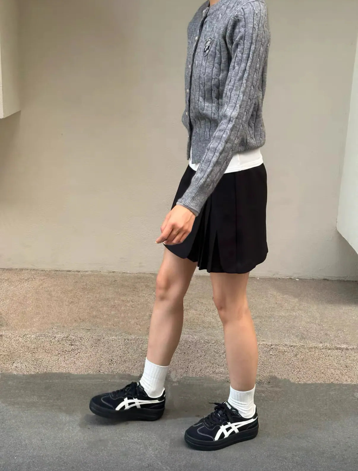 【厚底】Onitsuka Tiger Tokuten Chunk Black 1183C561-001 - HADNES