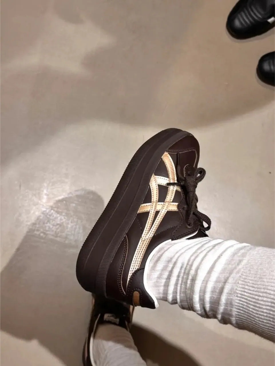 【厚底】Onitsuka Tiger Tokuten Chunk Brown 1183C560-200 - HADNES