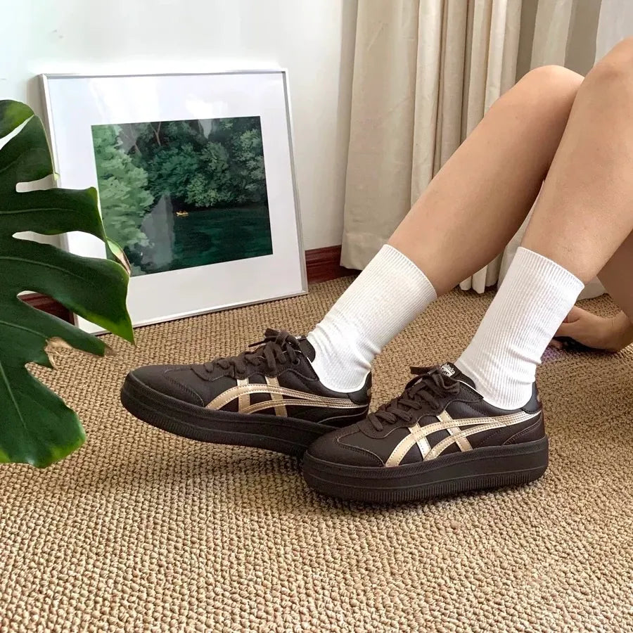 【厚底】Onitsuka Tiger Tokuten Chunk Brown 1183C560-200 - HADNES