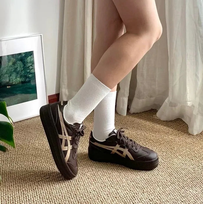 【厚底】Onitsuka Tiger Tokuten Chunk Brown 1183C560-200 - HADNES