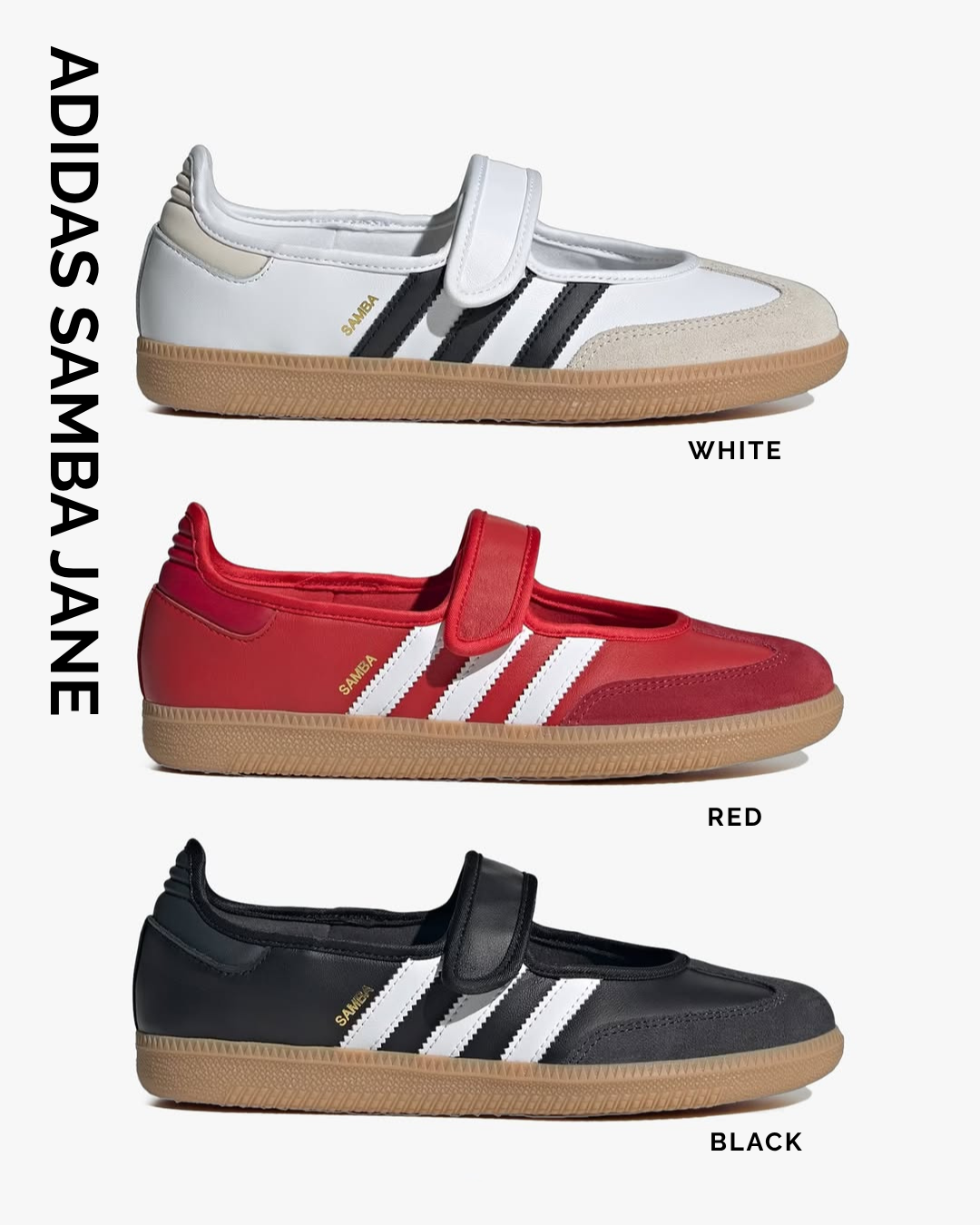 【三色】Adidas Samba Jane - HADNES