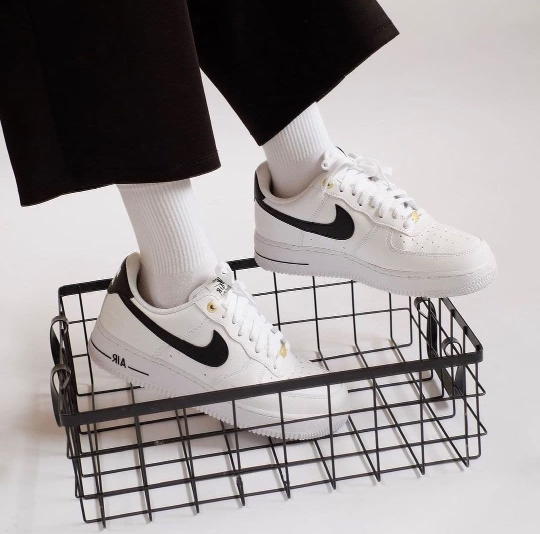 40週年 - Nike Air Force 1 07 LV8 White Black - HADNUS