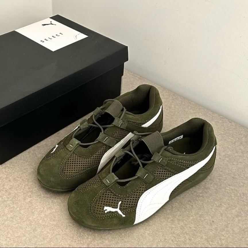 Puma Speedcat Go Olive White 橄欖綠 - HADNES