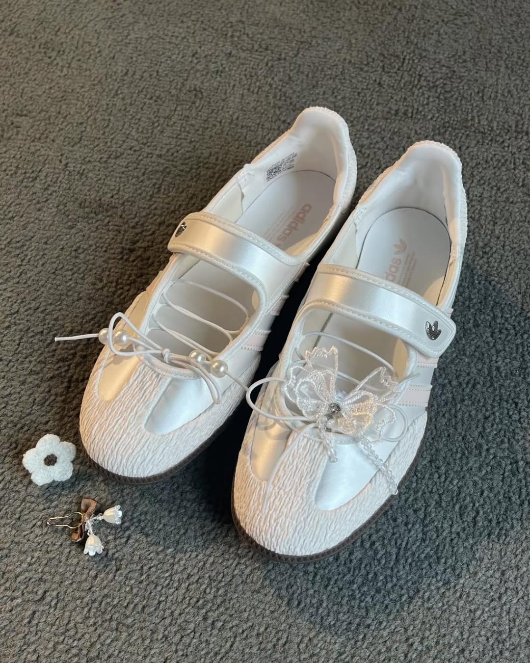 Adidas Samba Jane Cloud White Baby Pink
