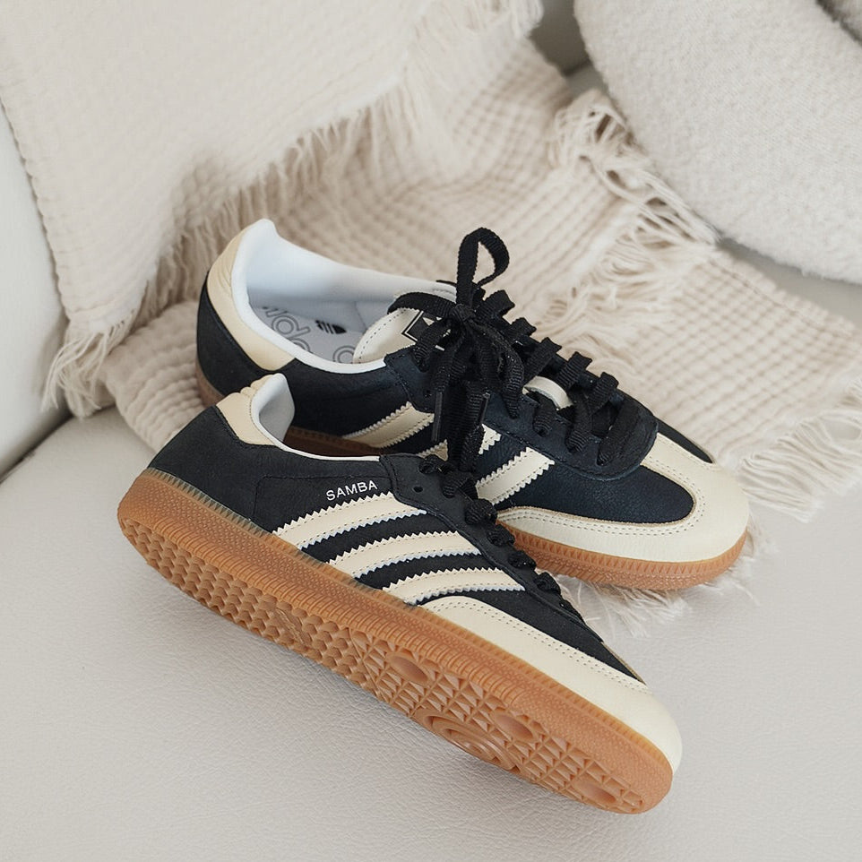 Adidas Samba OG Black/Cream White - HADNES