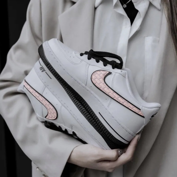 Nike Air Force 1 Gs White Pink