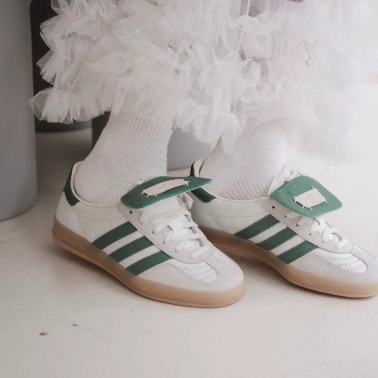 ADIDAS FOOT INDUSTRY X GAZELLE INDOOR WHITE GREEN - HADNUS