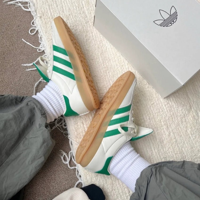 ADIDAS FOOT INDUSTRY X GAZELLE INDOOR WHITE GREEN - HADNUS