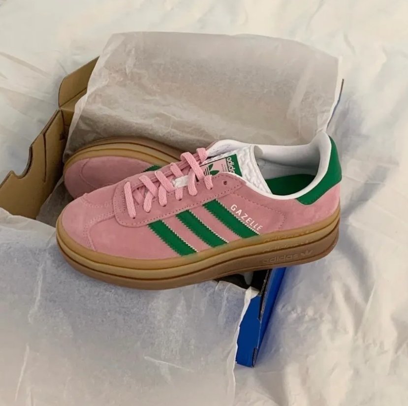 Adidas Gazelle Bold 櫻花粉 - HADNUS