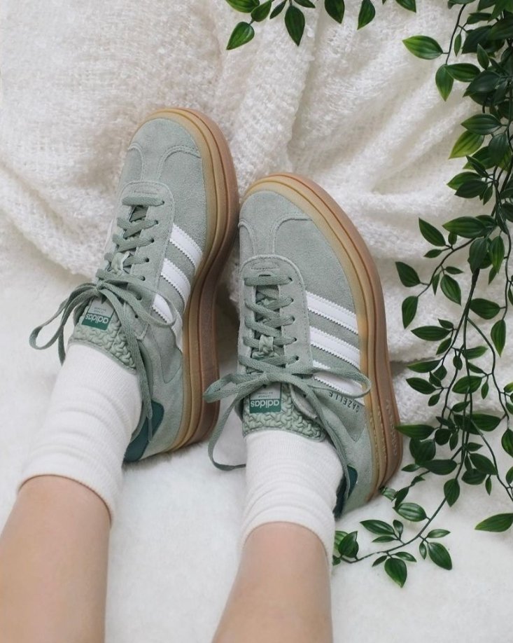 ADIDAS GAZELLE BOLD GREEN - HADNUS