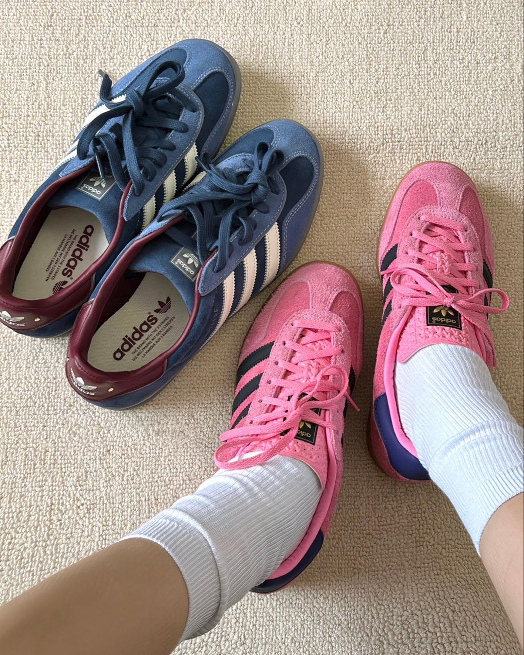 ADIDAS GAZELLE INDOOR 粉黑 - HADNUS