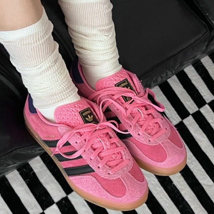 ADIDAS GAZELLE INDOOR 粉黑 - HADNUS