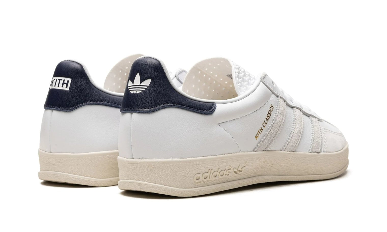 Adidas Gazelle Indoor Kith Classics White Navy - HADNUS