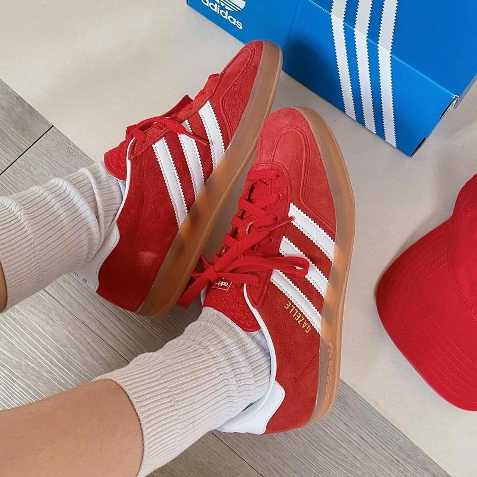 Adidas Gazelle Indoor Scarlet - HADNUS