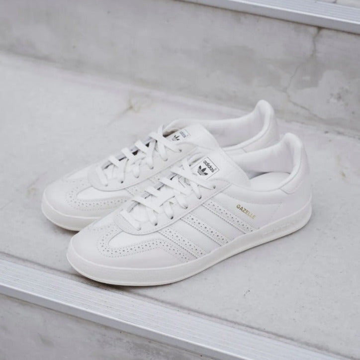 ADIDAS GAZELLE INDOOR WHITE 牛津鞋 - HADNUS