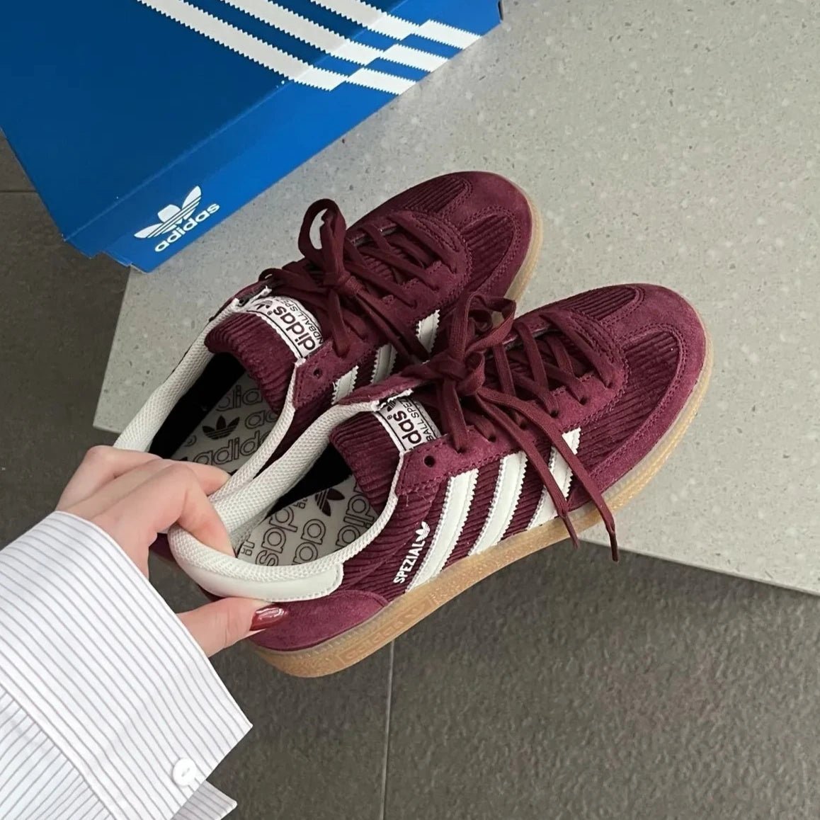 ADIDAS HANDBALL SPEZIAL 焦糖酒紅 - HADNUS