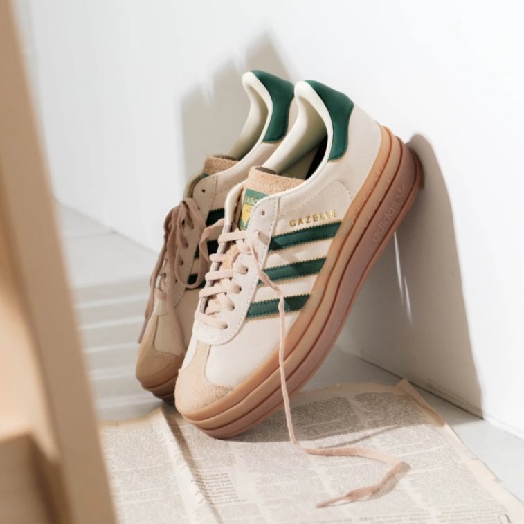 ADIDAS ORIGINALS GAZELLE BOLD 抹茶綠 - HADNUS