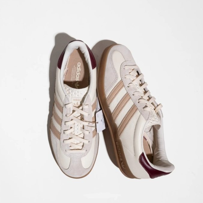 【韓國限定】Adidas Originals Gazelle Indoor White Magic Beige IH0376 - HADNUS