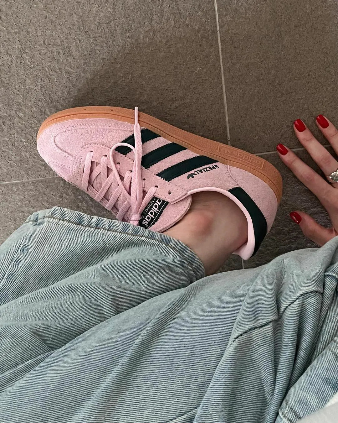 Adidas Originals Handball Spezial Clear Pink 乾燥玫瑰粉 - KICKS HADES