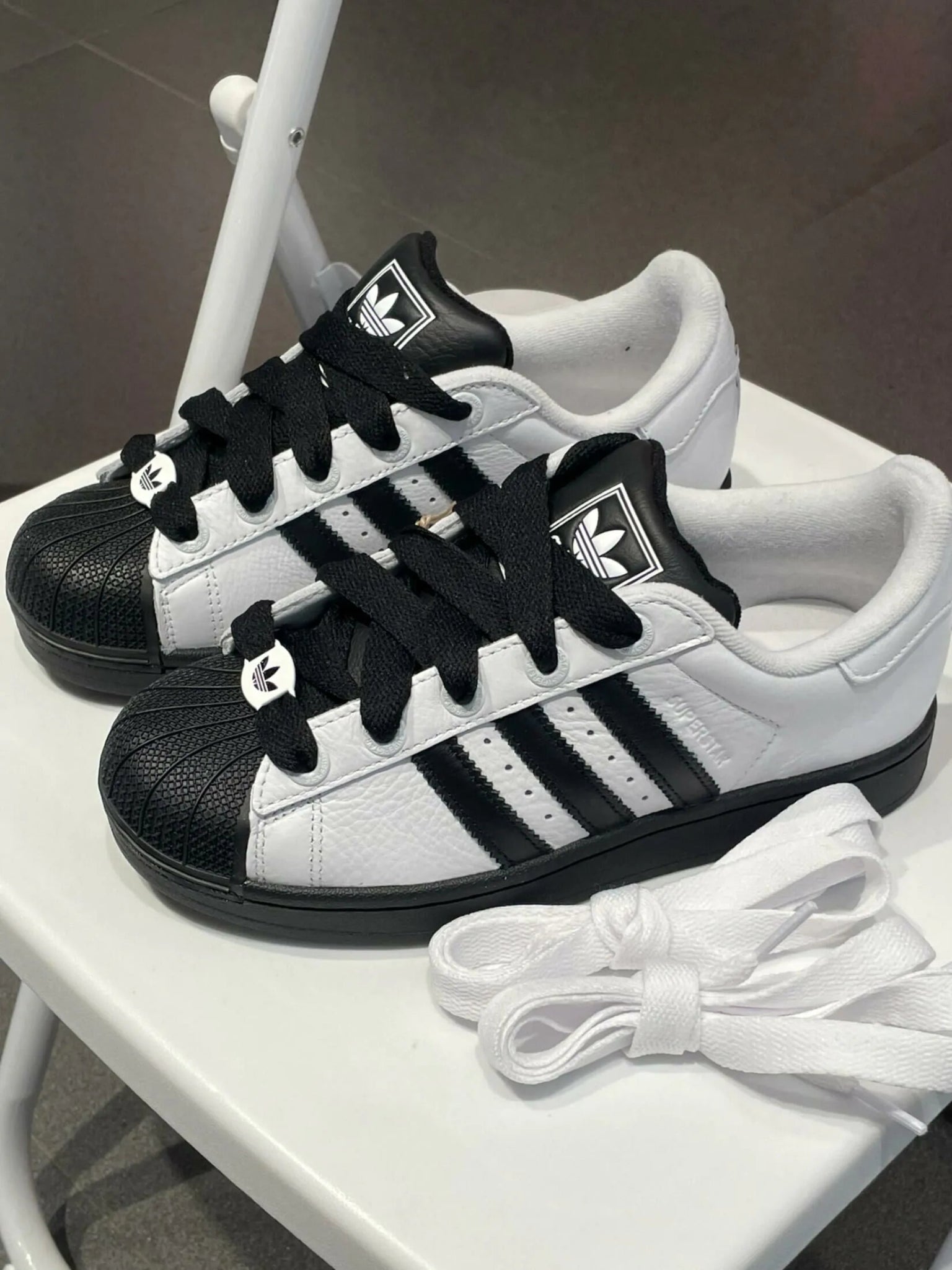 Adidas Originals Superstar 2.0 White Black JI0124 - HADNES