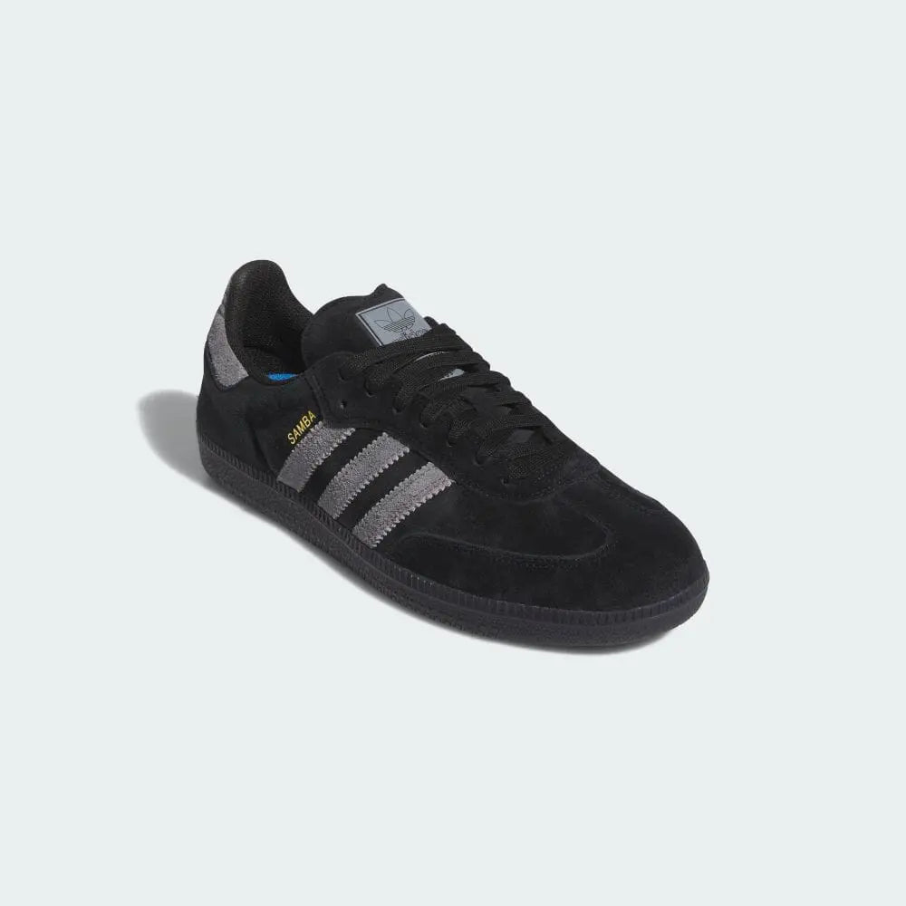ADIDAS SAMBA ADV 黑灰 - HADNES