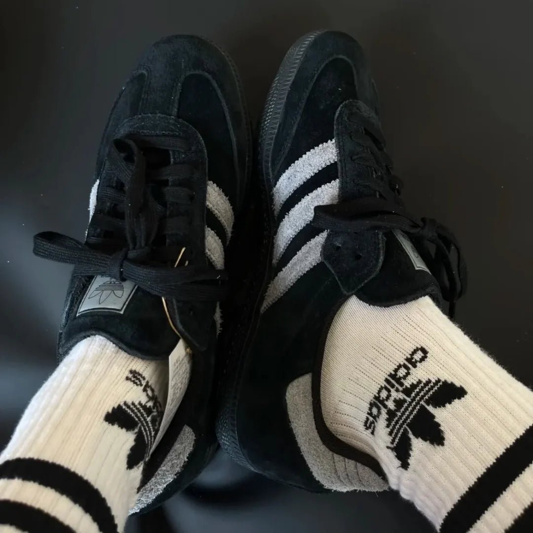 ADIDAS SAMBA ADV 黑灰 - HADNES