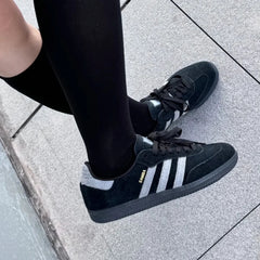 ADIDAS SAMBA ADV 黑灰 - HADNES