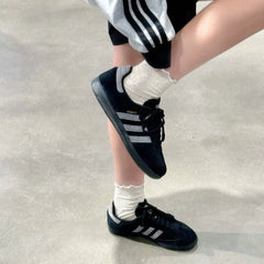 ADIDAS SAMBA ADV 黑灰 - HADNES