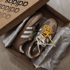 Adidas Samba OG Cardboard 編織摩卡棕 - HADNUS