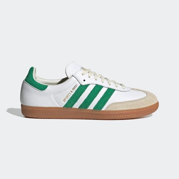 adidas Samba OG Sporty &amp; Rich White Green - HADNUS