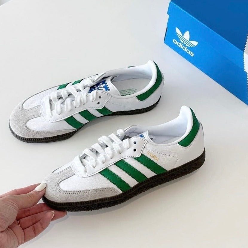 Adidas Samba Og White Green - HADNUS