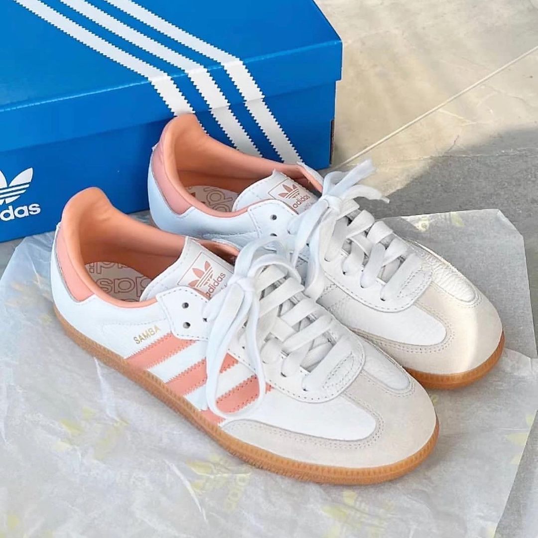 Adidas Samba OG White Wonder Clay - HADNUS