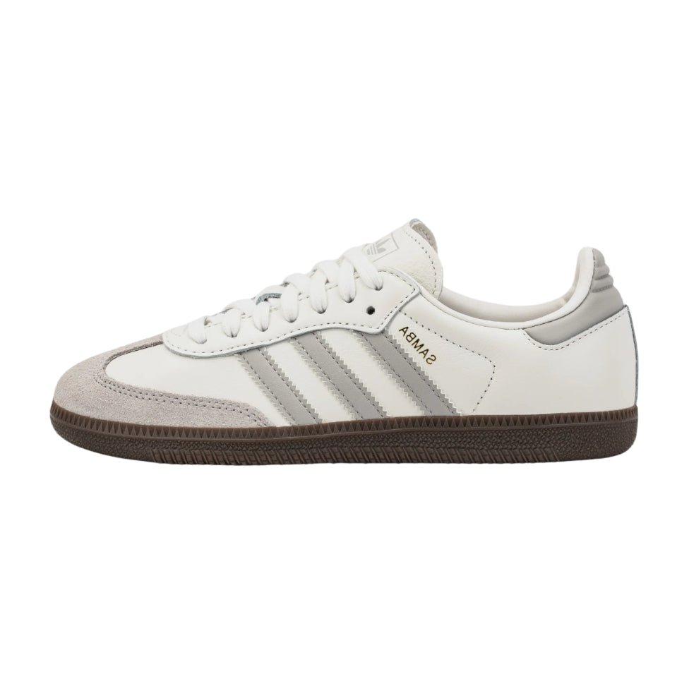 [海外限定]Adidas Samba OG White/Grey 灰白 - HADNUS