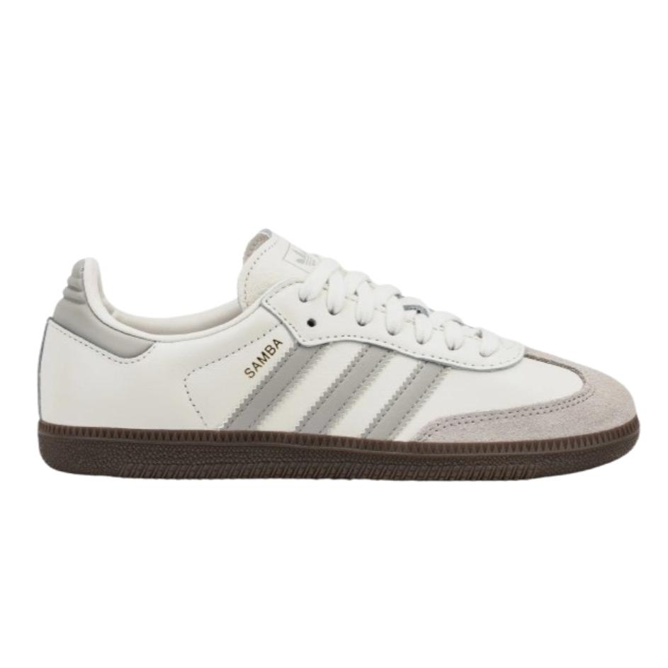 [海外限定]Adidas Samba OG White/Grey 灰白 - HADNUS