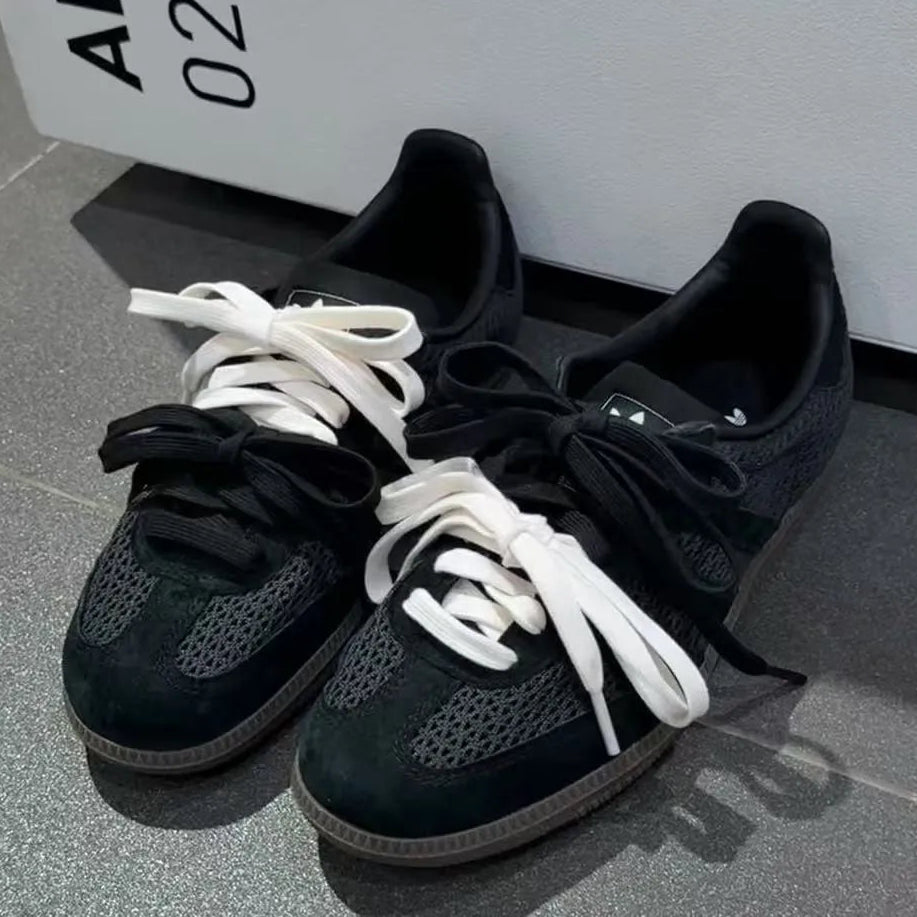 Adidas Samba OG Woven Knitting Black KK3530 - HADNES