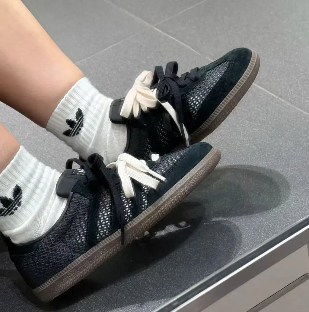 Adidas Samba OG Woven Knitting Black KK3530 - HADNES