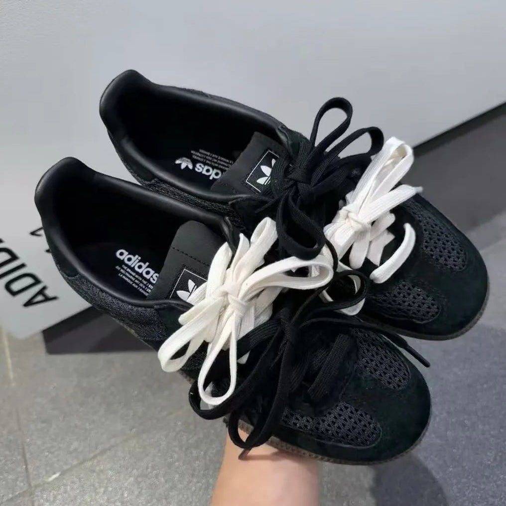 Adidas Samba OG Woven Knitting Black KK3530 - HADNES