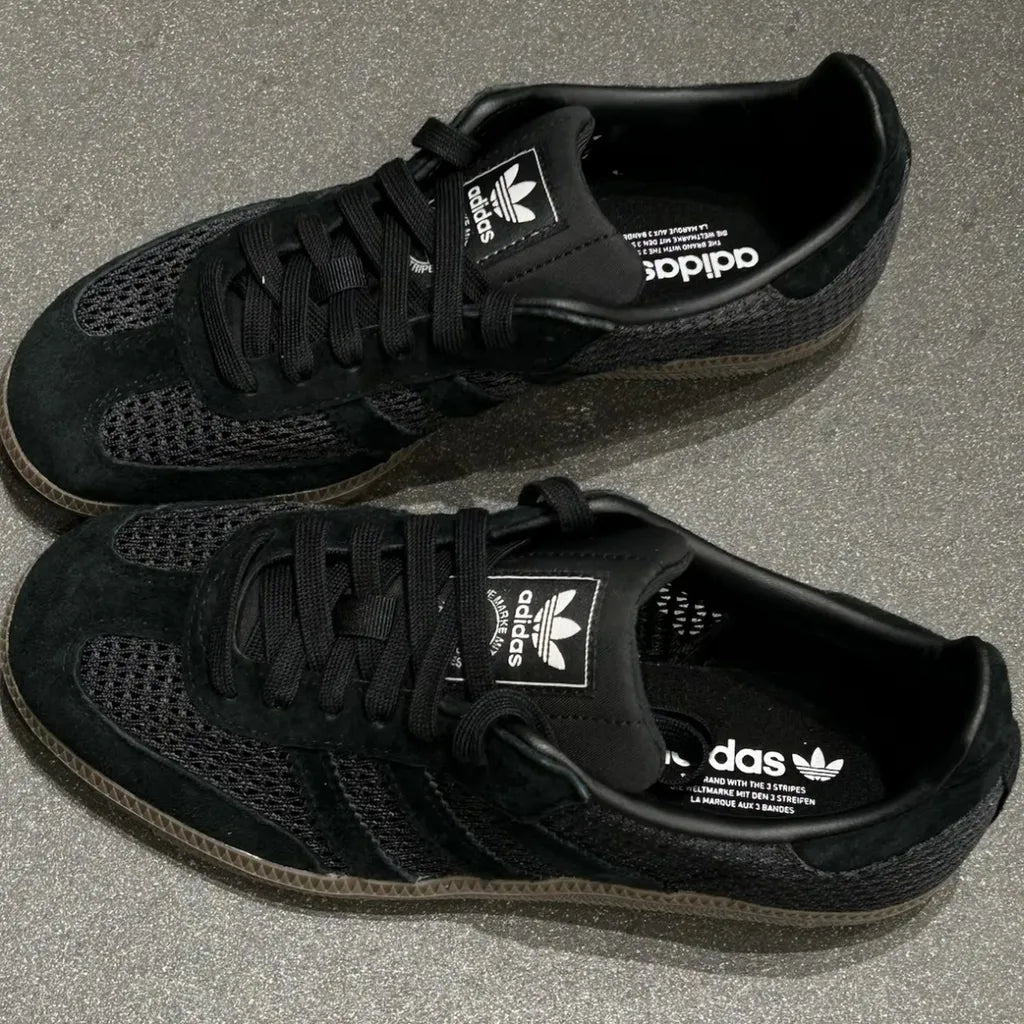 Adidas Samba OG Woven Knitting Black KK3530 - HADNES