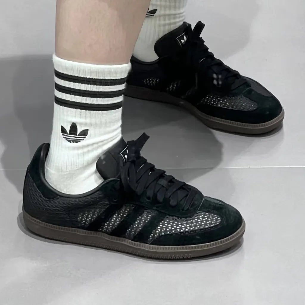 Adidas Samba OG Woven Knitting Black KK3530 - HADNES