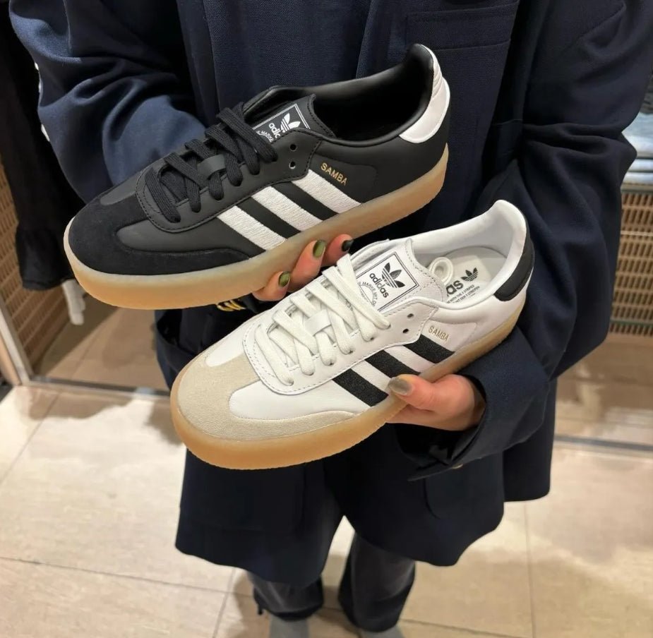 Adidas Sambae White ＆ Black Gum - HADNUS