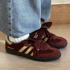 Adidas X Wales Bonner Samba Bordeaux Red - HADNUS