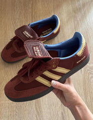 Adidas X Wales Bonner Samba Bordeaux Red - HADNUS