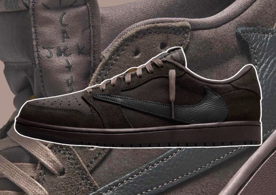 Air Jordan 1 Low OG x Travis Scott Velvet Brown - HADNES