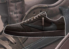 Air Jordan 1 Low OG x Travis Scott Velvet Brown - HADNES