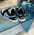 Air Jordan 1 Low Wmns Black University Blue - HADNUS