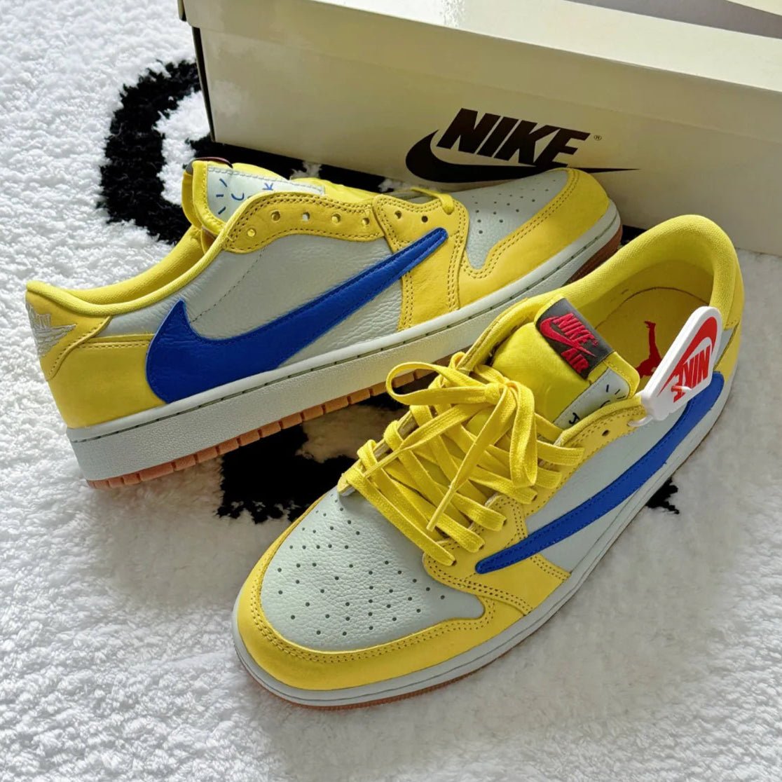 Air Jordan 1 Retro Low OG SP Travis Scott Canary DZ4137 - 700 - HADNES